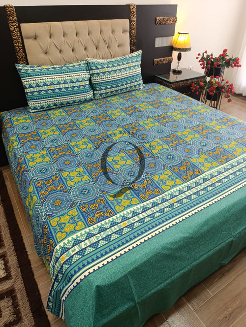 QF-2508: 3 Piece Cotton Bed Sheet
