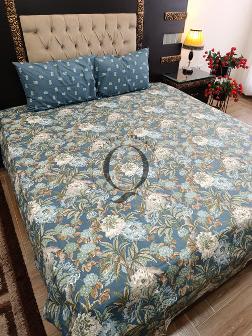 QF-2513: 3 Piece Cotton Bed Sheet