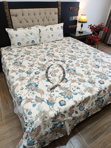 QF-2514: 3 Piece Cotton Bed Sheet