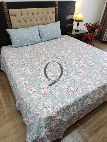 QF-2516: 3 Piece Cotton Bed Sheet