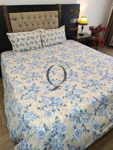 QF-2521: 3 Piece Cotton Bed Sheet
