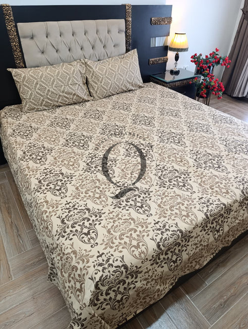 QF-2523: 3 Piece Cotton Bed Sheet