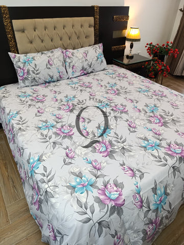 QF-2545: 3 Piece Cotton Bed Sheet