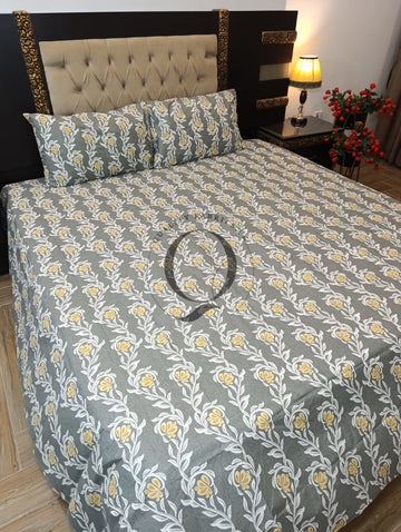 QF-2546: 3 Piece Cotton Bed Sheet