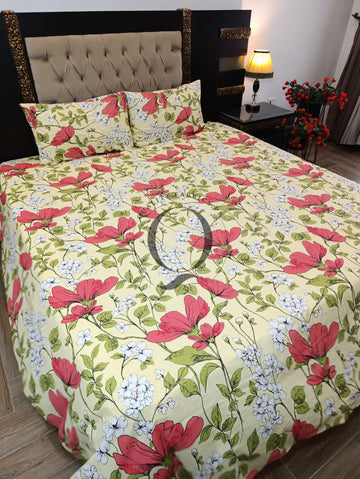 QF-2549: 3 Piece Cotton Bed Sheet