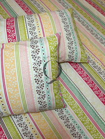 QF-2552: 3 Piece Cotton Bed Sheet