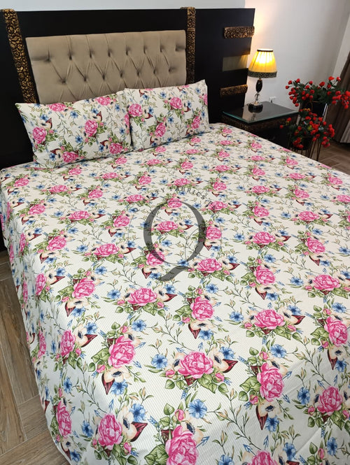 QF-2562: 3 Piece Cotton Bed Sheet