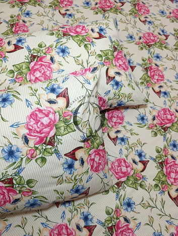 QF-2562: 3 Piece Cotton Bed Sheet