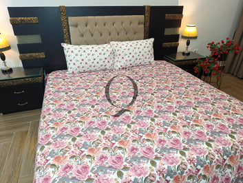 QF-2566: 3 Piece Cotton Bed Sheet