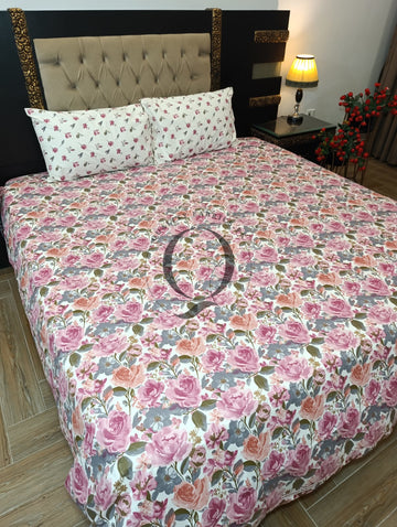 QF-2566: 3 Piece Cotton Bed Sheet