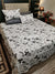 CS-259: 4 Pillows Cotton Satin Bed Sheet