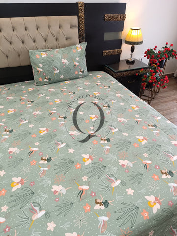 KBS-2654: Kids Bed Sheet - Tinker Bell Theme