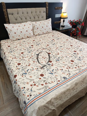 QF-2664: Piece Cotton Bed Sheet