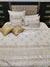 CS-627: Bridal 10 Pieces Comforter Set (Block Printing & Premium Quality Cotton Satin)