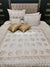 CS-629: Bridal 10 Pieces Comforter Set (Block Printing & Premium Quality Cotton Satin)