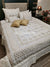 CS-629: Bridal 10 Pieces Comforter Set (Block Printing & Premium Quality Cotton Satin)