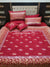 CS-636: Bridal 8 Piece Comforter Set (Block Printing & Premium Quality Cotton Satin)