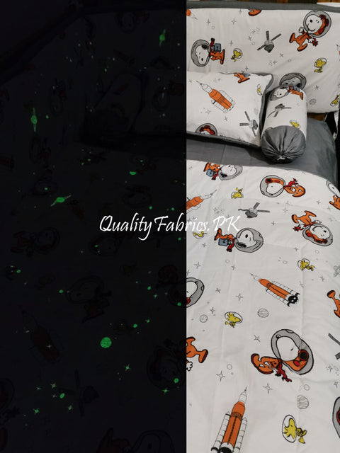 CS-642: Cot Bedding Set (Glow in Dark)