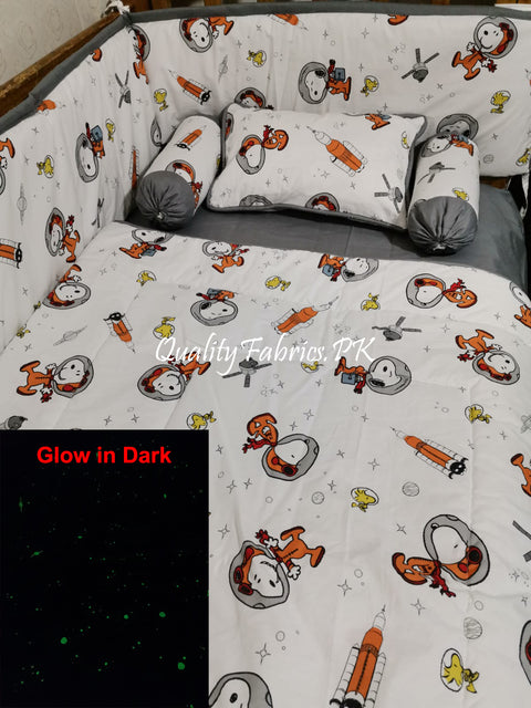 CS-642: Cot Bedding Set (Glow in Dark)