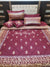 CS-648: Bridal 8 Piece Comforter Set (Block Printing & Premium Quality Cotton Satin)