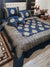 CS-662: Bridal 8 Piece Comforter Set (Block Printing & Premium Quality Cotton Satin)