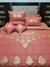 CS-669: Bridal 8 Piece Comforter Set (Block Printing & Premium Quality Cotton Satin)