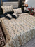 CS-682: Bridal 8 Piece Comforter Set (Block Printing & Premium Quality Cotton Satin)