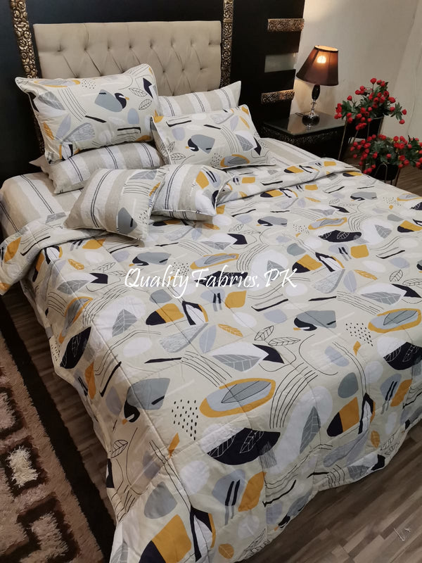 CS-701: 8 Piece Comforter Set – QualityFabric.pk