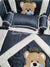 CS-702: Bear Theme Embroidered Cot Bedding Set