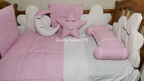 CS-745: Cloud Theme Cot Bedding Set