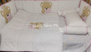 CS-753: Bear Theme Embroidered Cot Bedding Set