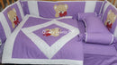 CS-754: Bear Theme Embroidered Cot Bedding Set