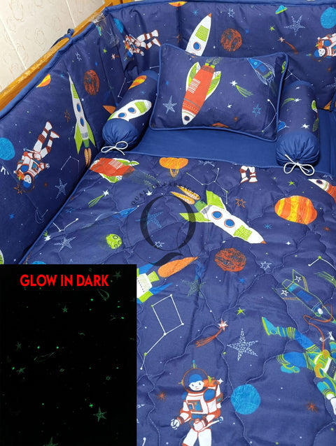 CS-868: Cot Bedding Set (Glow in Dark)