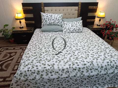 PC-966: 4 Pillows Cotton Bed Sheet