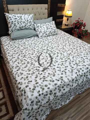 PC-966: 4 Pillows Cotton Bed Sheet