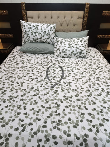 PC-966: 4 Pillows Cotton Bed Sheet