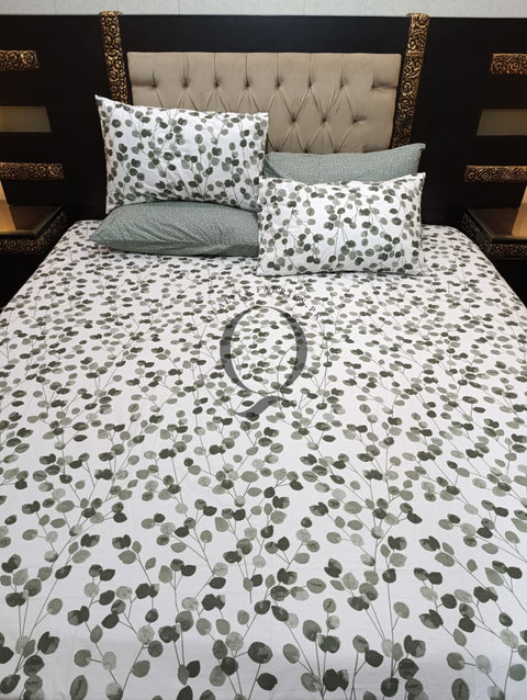 PC-966: 4 Pillows Cotton Bed Sheet