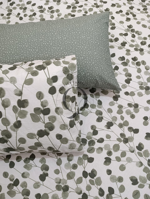 PC-966: 4 Pillows Cotton Bed Sheet
