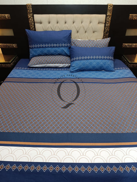 PC-967: 4 Pillows Cotton Bed Sheet