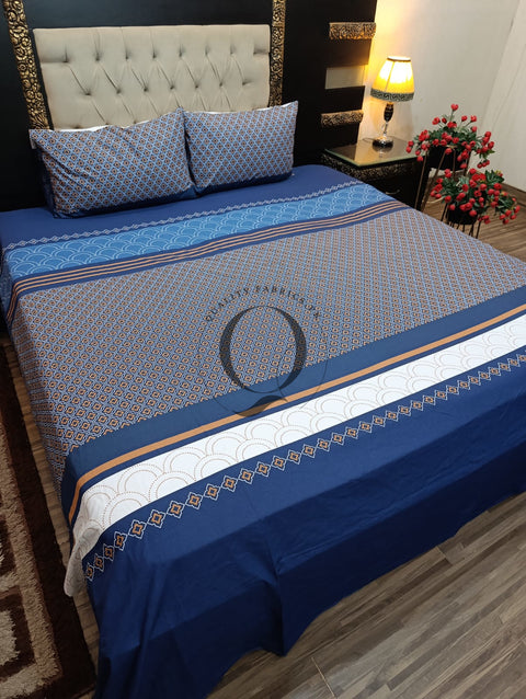 PC-967: 4 Pillows Cotton Bed Sheet