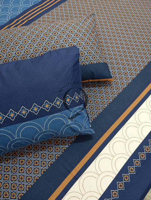 PC-967: 4 Pillows Cotton Bed Sheet