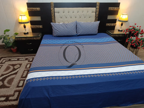 PC-967: 4 Pillows Cotton Bed Sheet