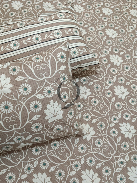 PC-971: 4 Pillows Cotton Bed Sheet