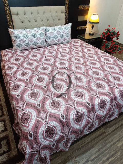 PC-976: 4 Pillows Cotton Bed Sheet