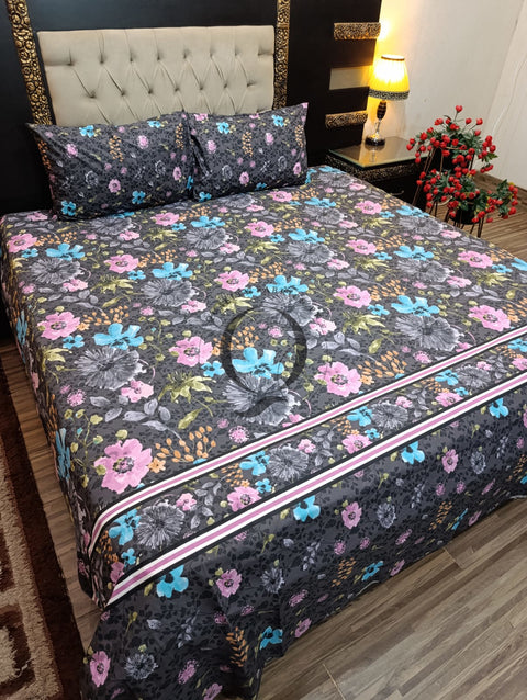 PC-986: 4 Pillows Cotton Bed Sheet