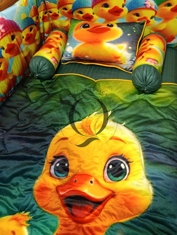 CS-998: Cot Bedding Set - Duckling Theme