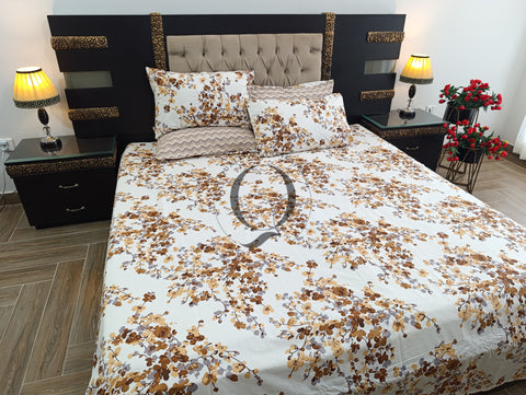 PC-1148: 4 Pillows Cotton Bed Sheet