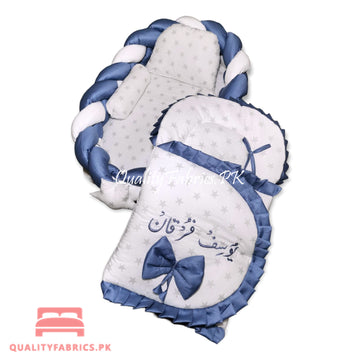 Braided Snuggle Bed & Sleeping Bag with Name