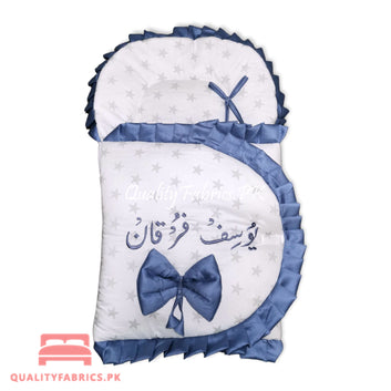 Braided Snuggle Bed & Sleeping Bag with Name