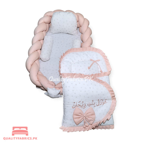 Braided Snuggle Bed & Sleeping Bag with Name